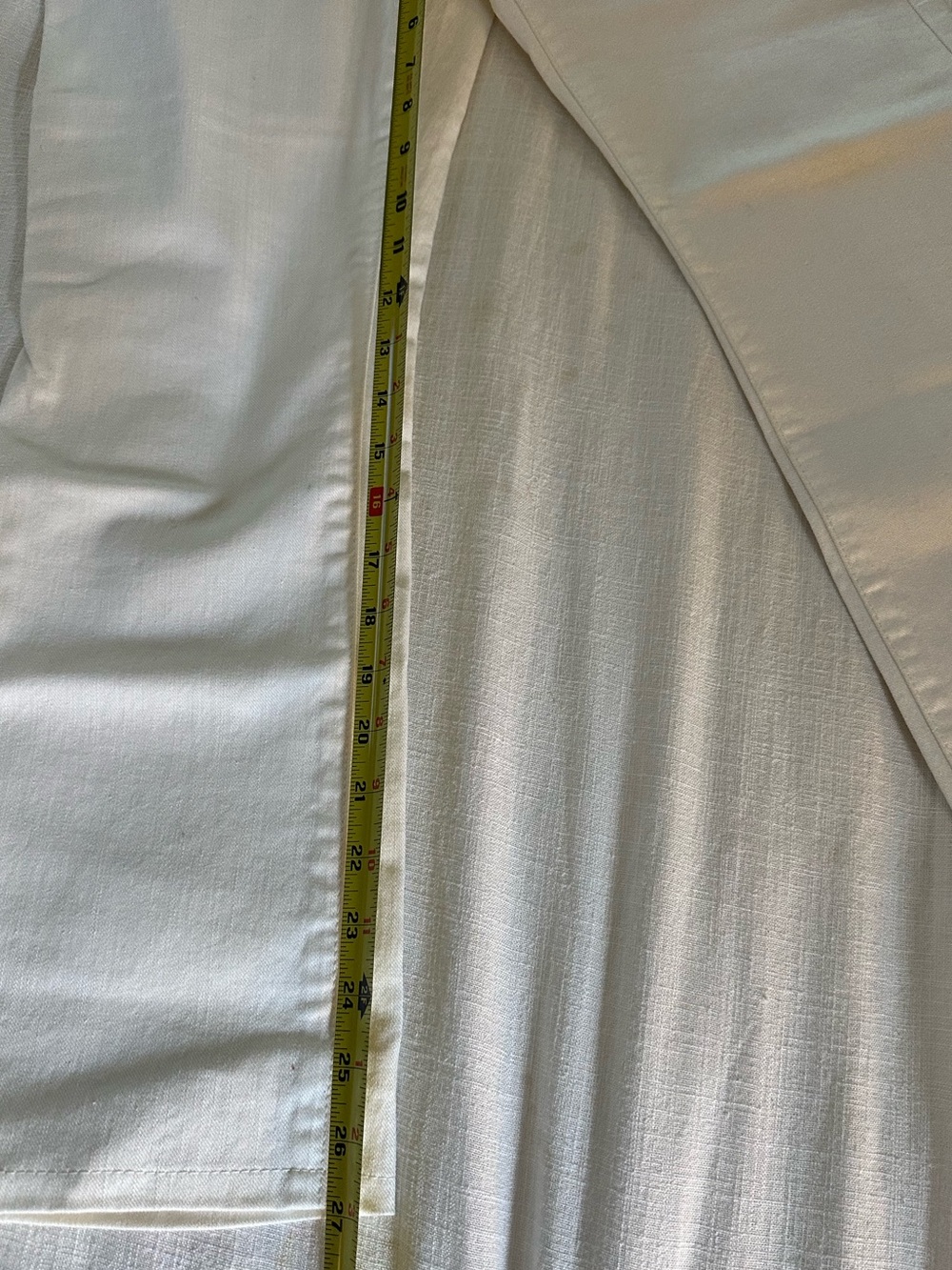 Talbots signature crop flare white jeans | size 27 - Picture 7 of 10